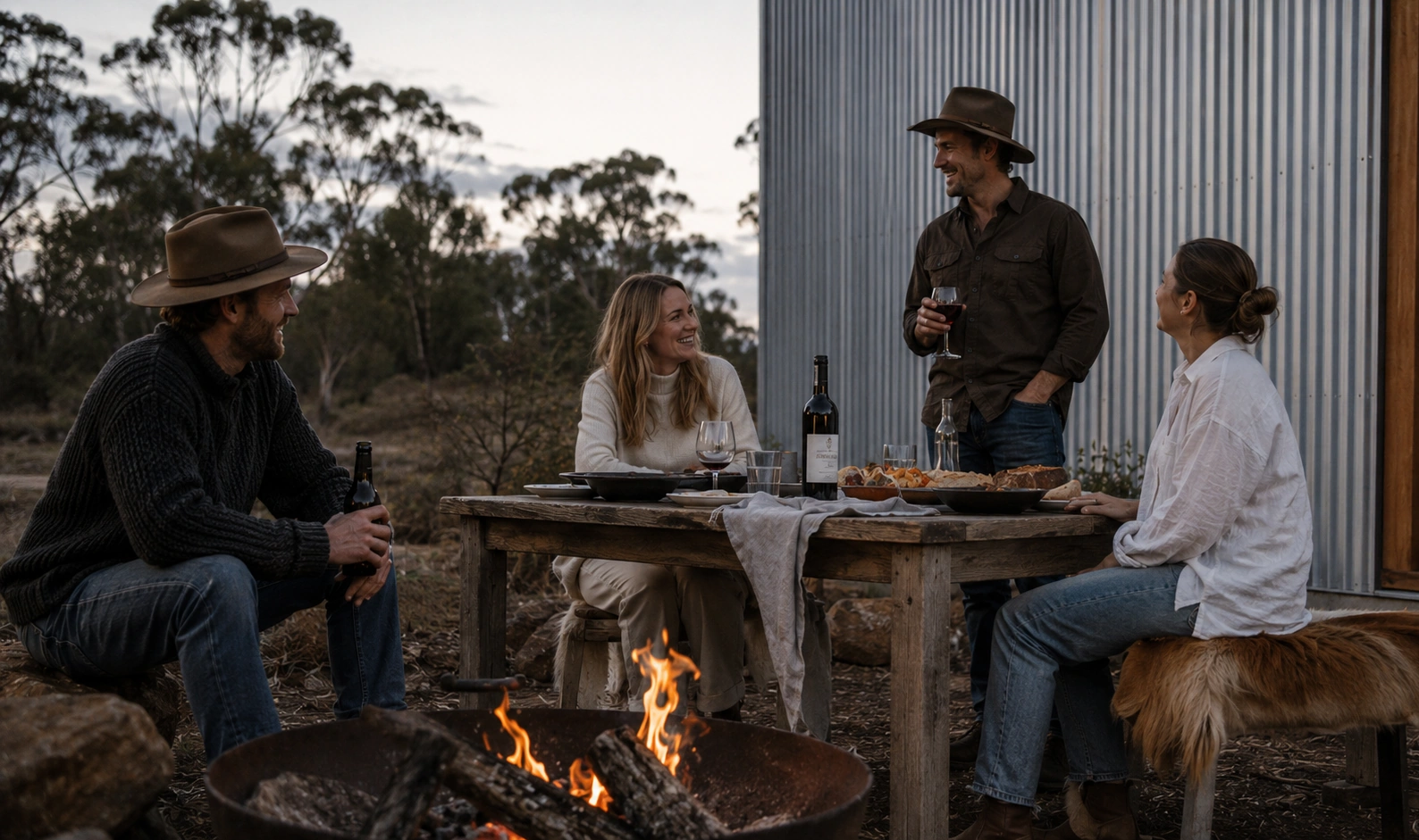 Zinc Studio cabin set up as regional short-stay accommodation